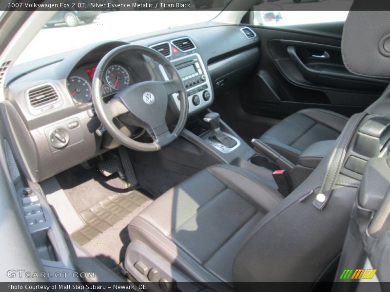 Silver Essence Metallic / Titan Black 2007 Volkswagen Eos 2.0T