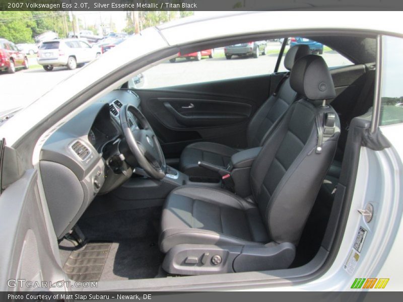 Silver Essence Metallic / Titan Black 2007 Volkswagen Eos 2.0T