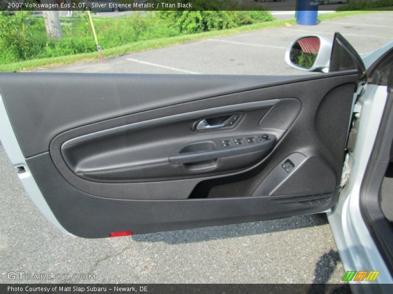 Silver Essence Metallic / Titan Black 2007 Volkswagen Eos 2.0T