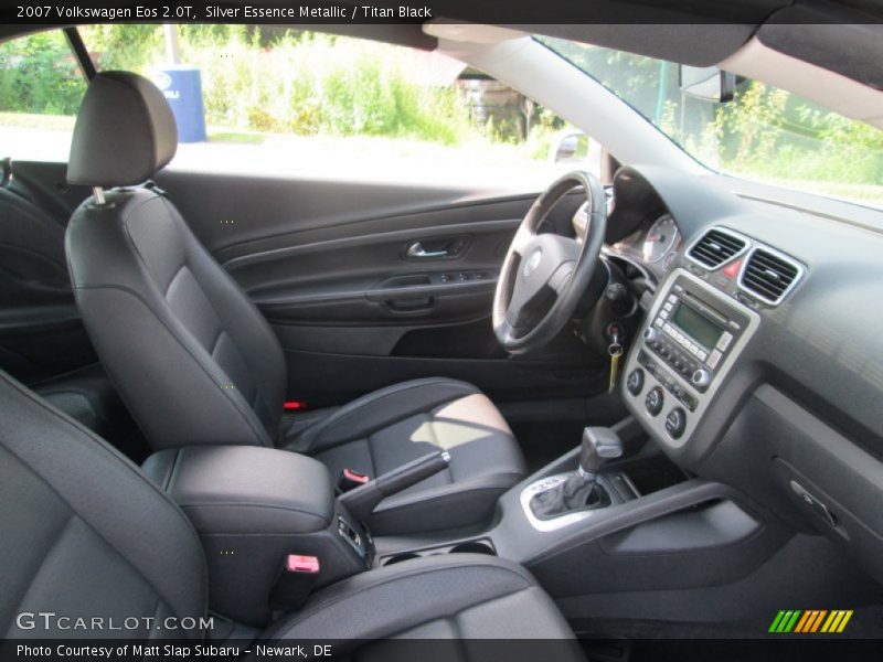 Silver Essence Metallic / Titan Black 2007 Volkswagen Eos 2.0T