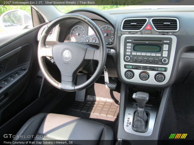 Silver Essence Metallic / Titan Black 2007 Volkswagen Eos 2.0T