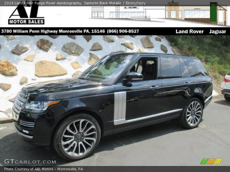 Santorini Black Metallic / Ebony/Ivory 2014 Land Rover Range Rover Autobiography
