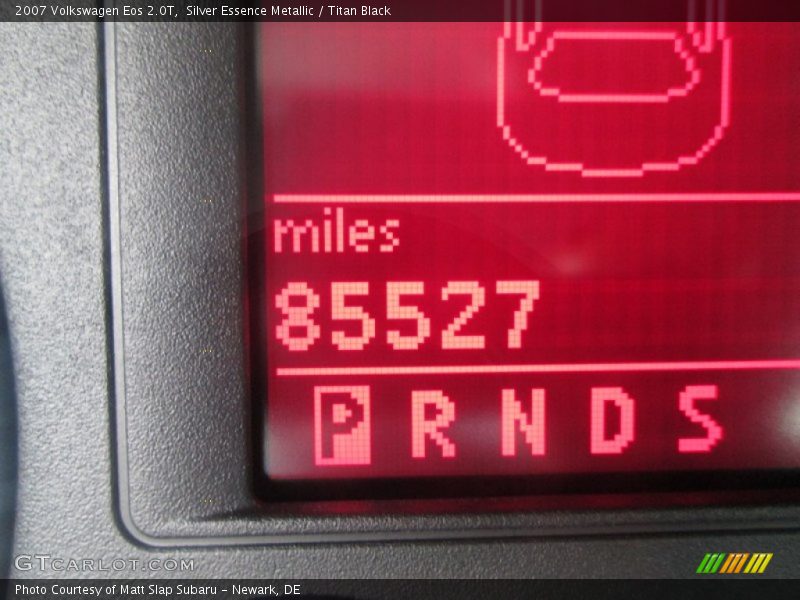 Silver Essence Metallic / Titan Black 2007 Volkswagen Eos 2.0T