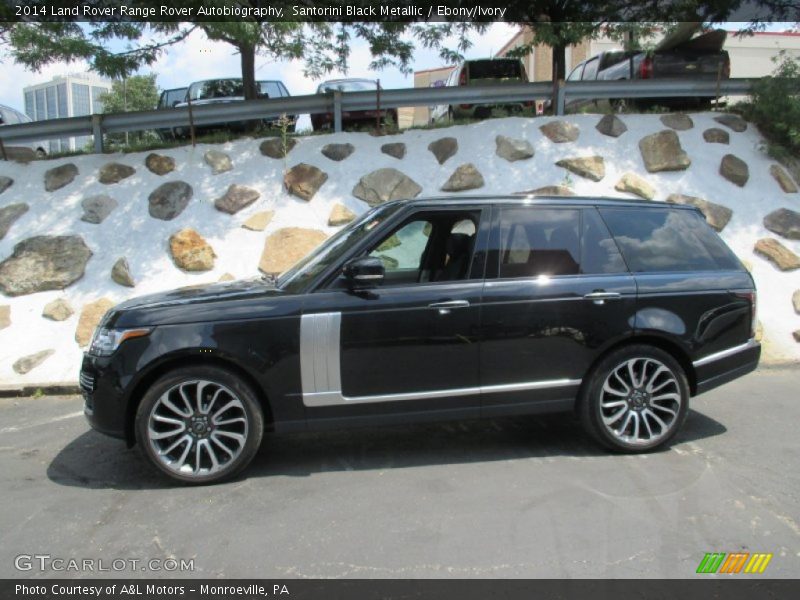 Santorini Black Metallic / Ebony/Ivory 2014 Land Rover Range Rover Autobiography