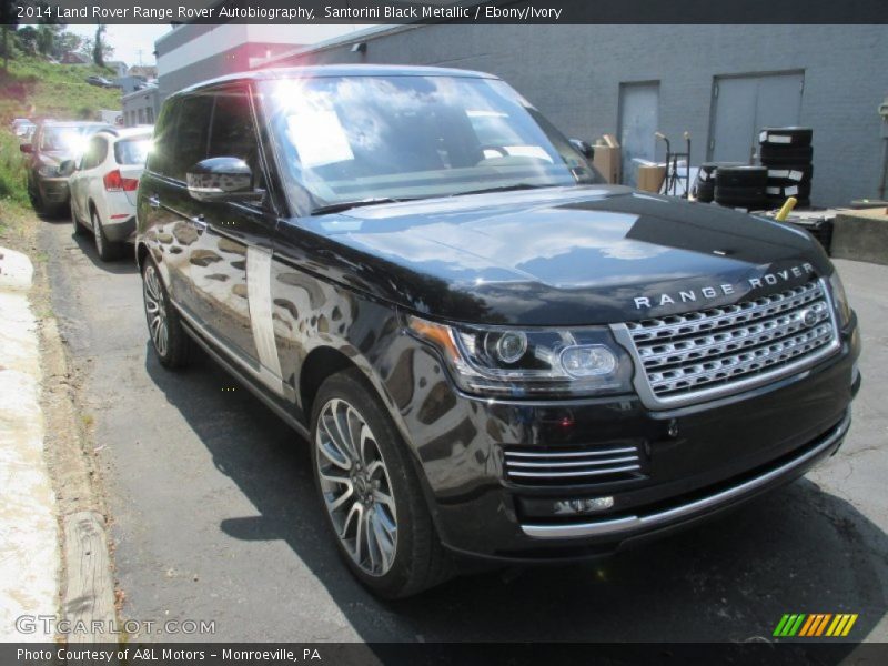 Santorini Black Metallic / Ebony/Ivory 2014 Land Rover Range Rover Autobiography