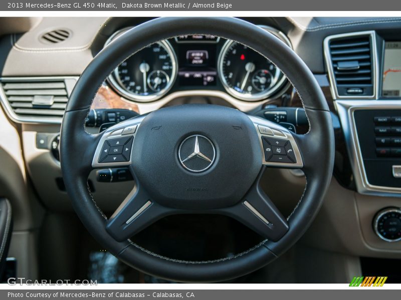 Dakota Brown Metallic / Almond Beige 2013 Mercedes-Benz GL 450 4Matic
