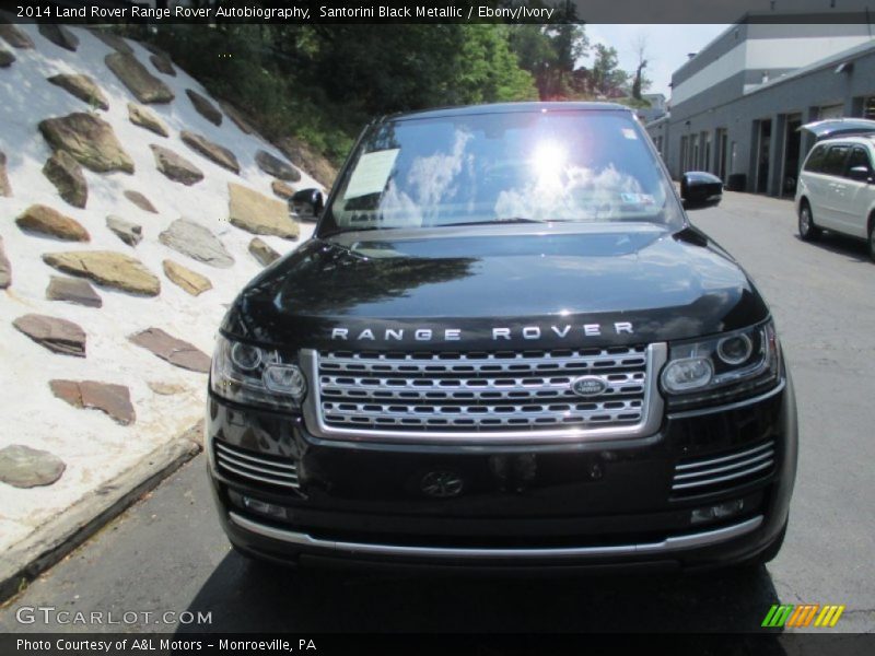 Santorini Black Metallic / Ebony/Ivory 2014 Land Rover Range Rover Autobiography