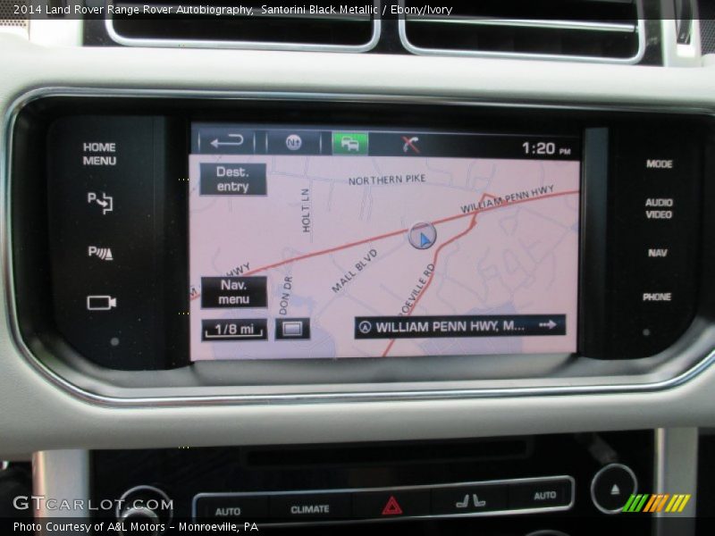 Santorini Black Metallic / Ebony/Ivory 2014 Land Rover Range Rover Autobiography