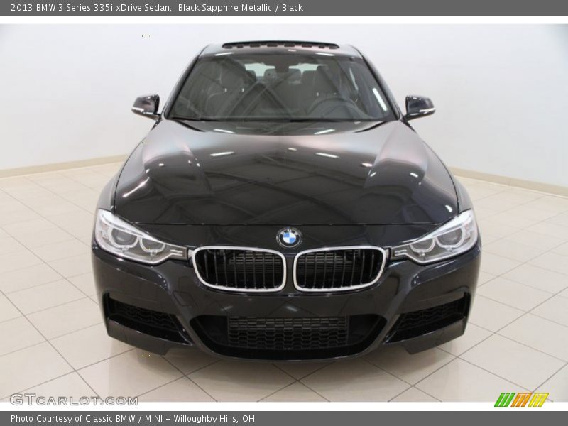 Black Sapphire Metallic / Black 2013 BMW 3 Series 335i xDrive Sedan