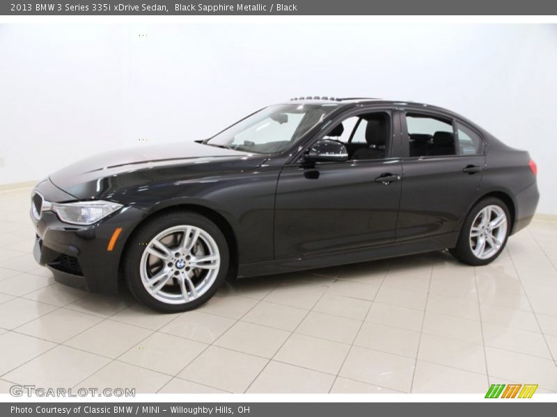 Black Sapphire Metallic / Black 2013 BMW 3 Series 335i xDrive Sedan