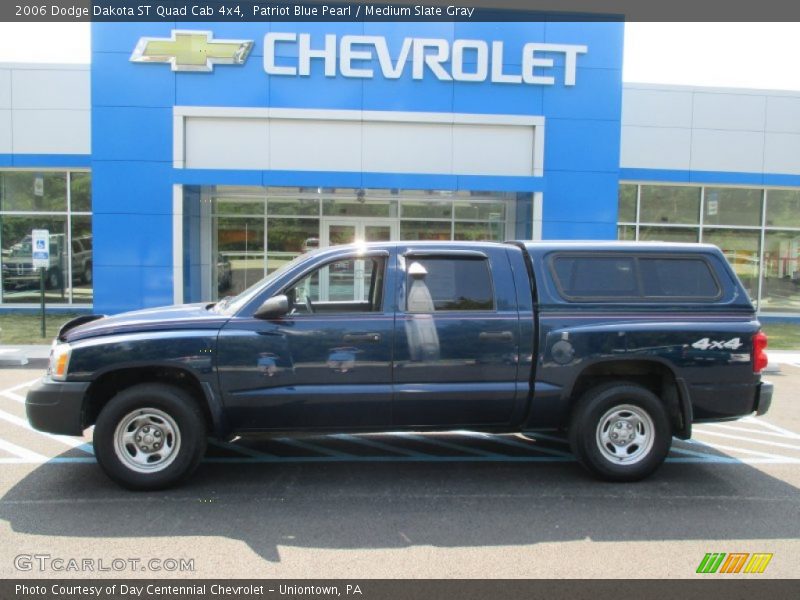 Patriot Blue Pearl / Medium Slate Gray 2006 Dodge Dakota ST Quad Cab 4x4