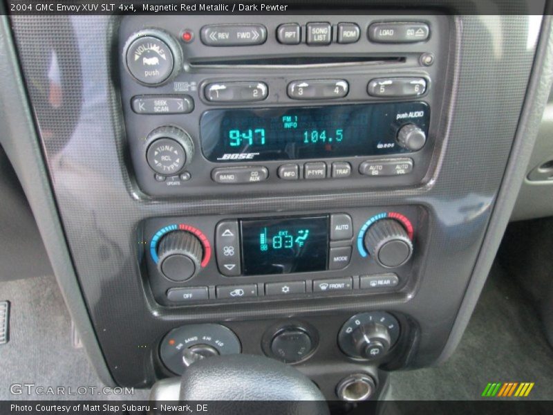 Magnetic Red Metallic / Dark Pewter 2004 GMC Envoy XUV SLT 4x4