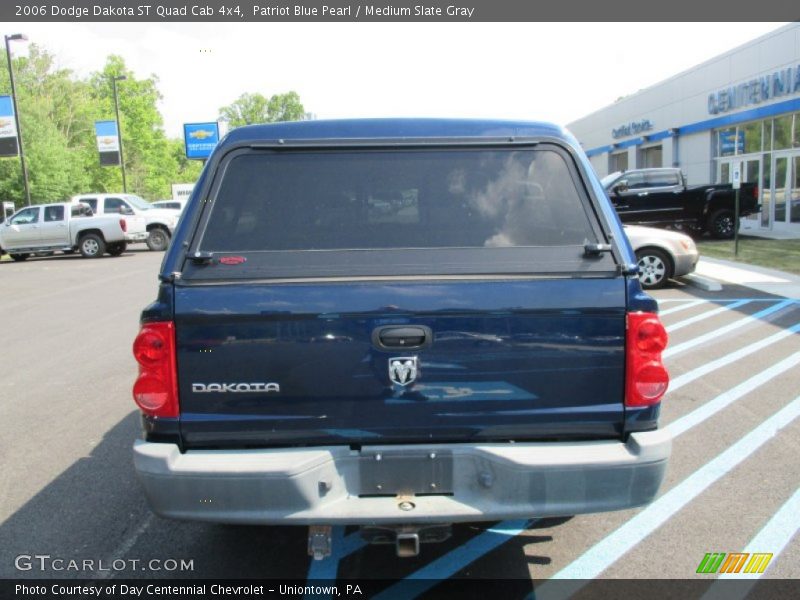 Patriot Blue Pearl / Medium Slate Gray 2006 Dodge Dakota ST Quad Cab 4x4