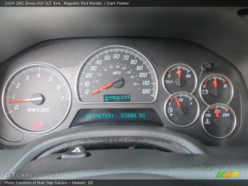 Magnetic Red Metallic / Dark Pewter 2004 GMC Envoy XUV SLT 4x4