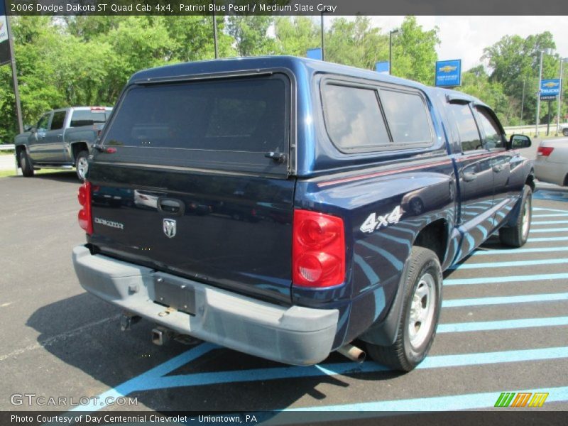 Patriot Blue Pearl / Medium Slate Gray 2006 Dodge Dakota ST Quad Cab 4x4