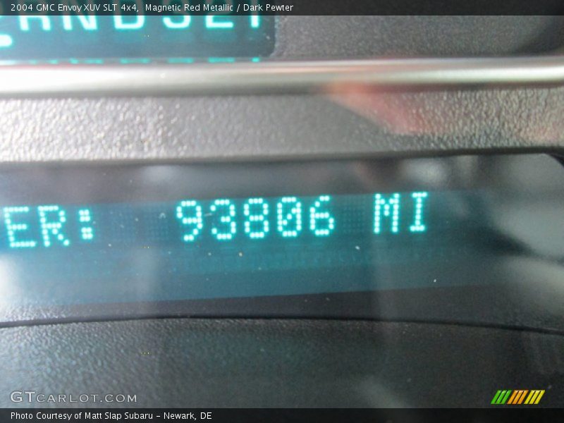 Magnetic Red Metallic / Dark Pewter 2004 GMC Envoy XUV SLT 4x4