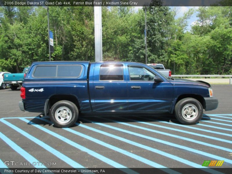 Patriot Blue Pearl / Medium Slate Gray 2006 Dodge Dakota ST Quad Cab 4x4