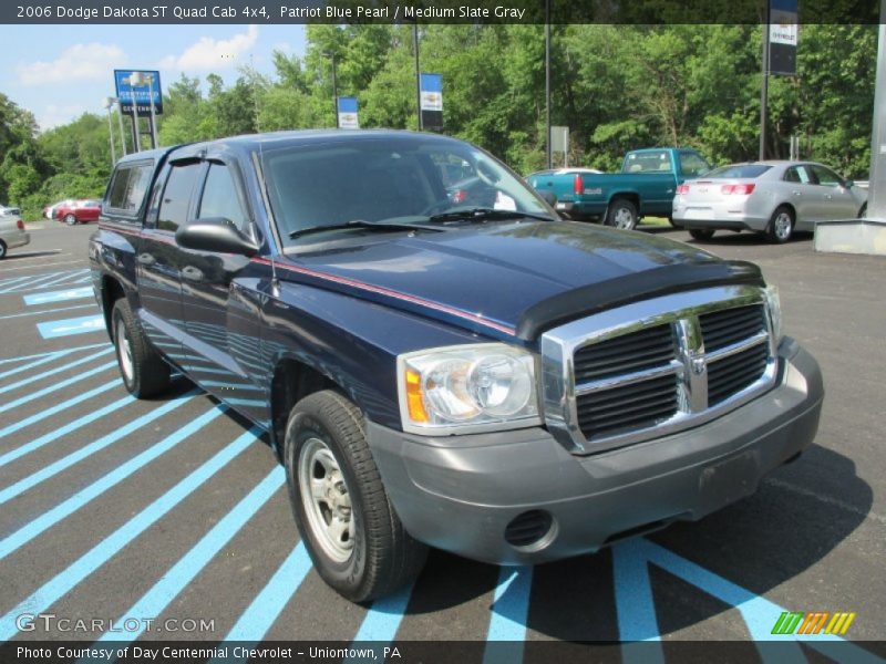 Patriot Blue Pearl / Medium Slate Gray 2006 Dodge Dakota ST Quad Cab 4x4