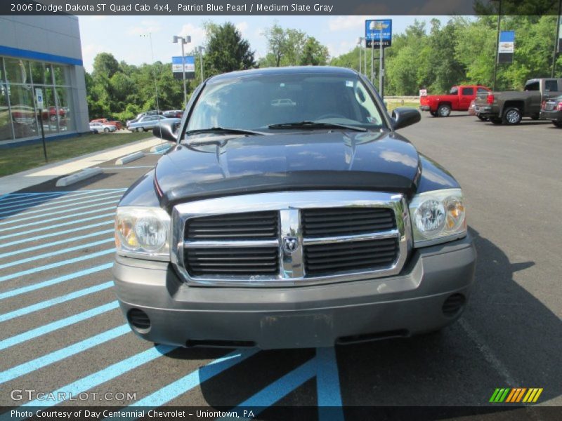 Patriot Blue Pearl / Medium Slate Gray 2006 Dodge Dakota ST Quad Cab 4x4