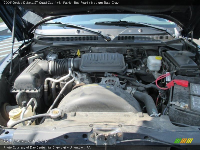 Patriot Blue Pearl / Medium Slate Gray 2006 Dodge Dakota ST Quad Cab 4x4