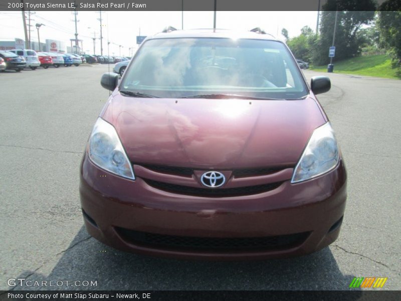 Salsa Red Pearl / Fawn 2008 Toyota Sienna LE