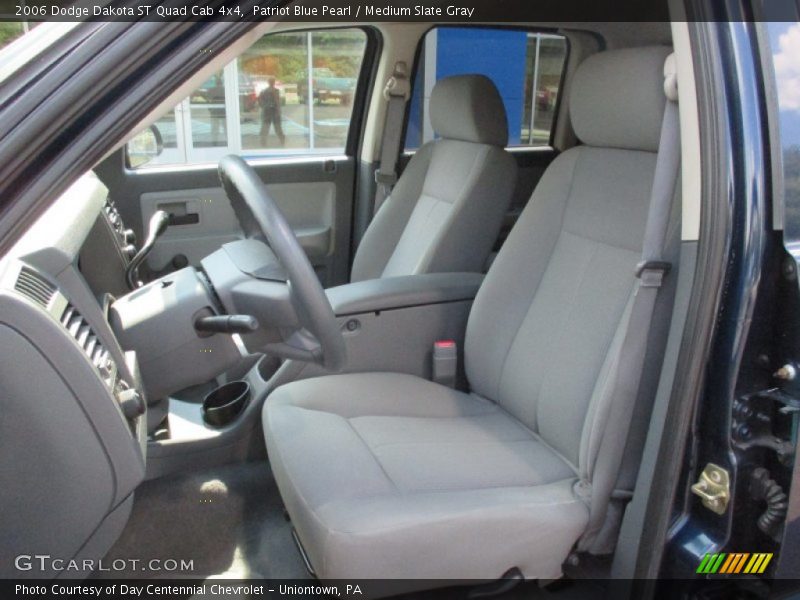 Patriot Blue Pearl / Medium Slate Gray 2006 Dodge Dakota ST Quad Cab 4x4