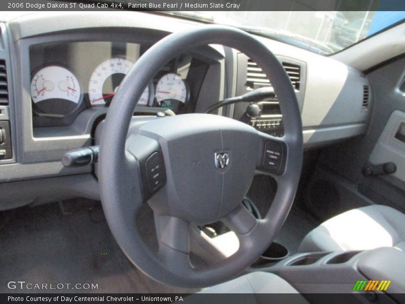 Patriot Blue Pearl / Medium Slate Gray 2006 Dodge Dakota ST Quad Cab 4x4