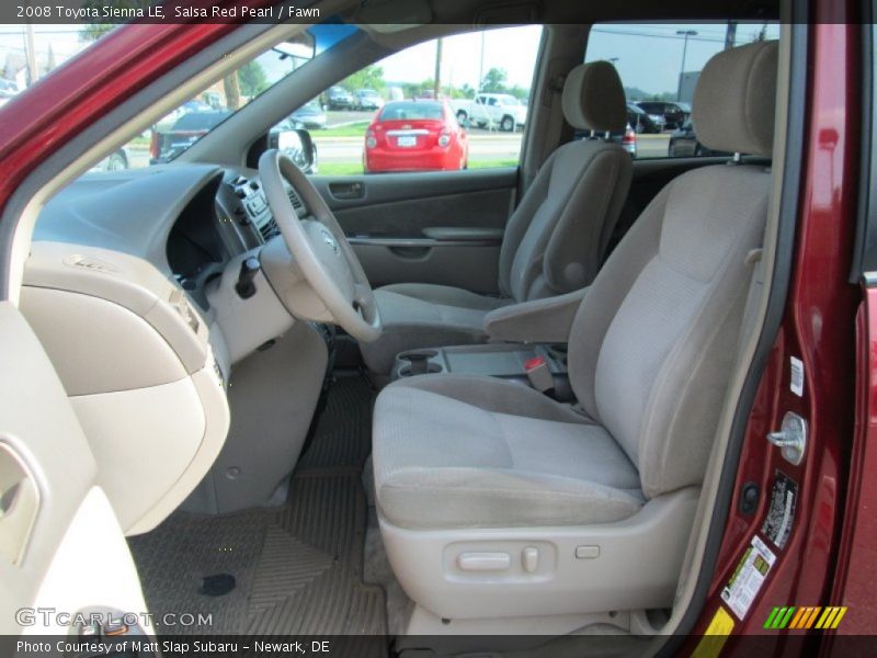 Salsa Red Pearl / Fawn 2008 Toyota Sienna LE