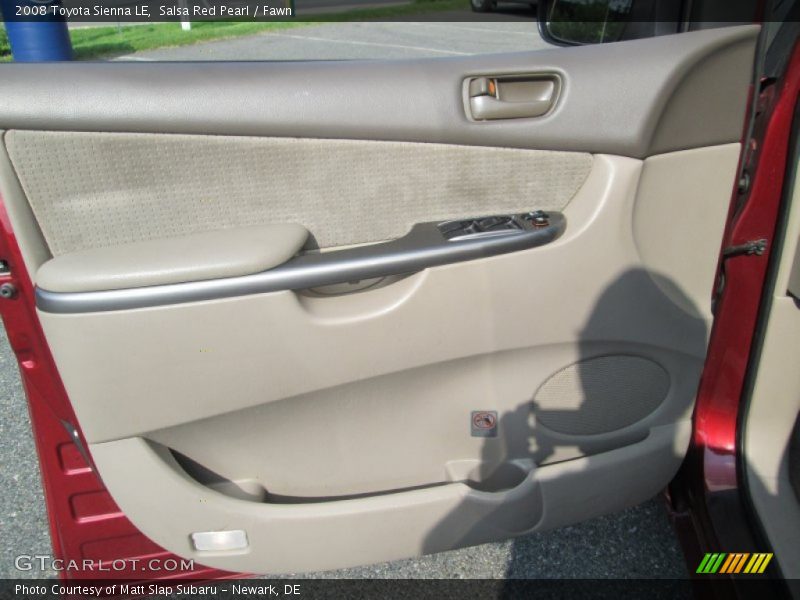 Salsa Red Pearl / Fawn 2008 Toyota Sienna LE
