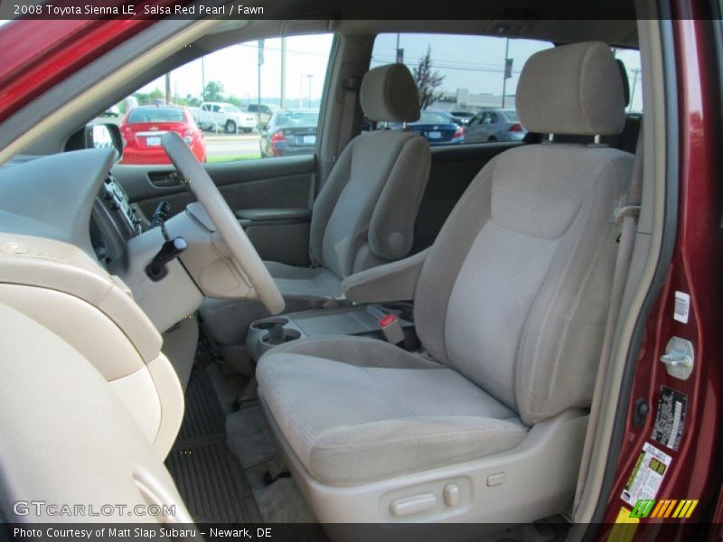 Salsa Red Pearl / Fawn 2008 Toyota Sienna LE