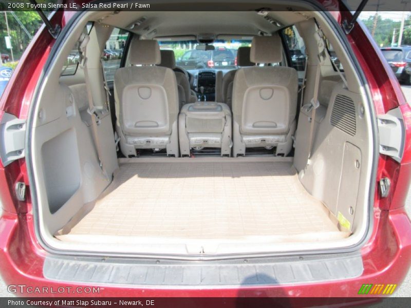 Salsa Red Pearl / Fawn 2008 Toyota Sienna LE