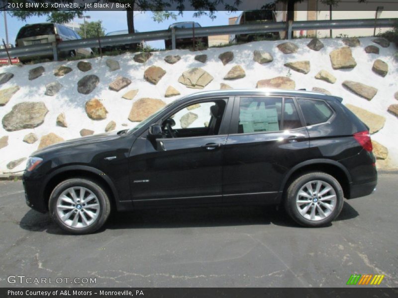 Jet Black / Black 2016 BMW X3 xDrive28i