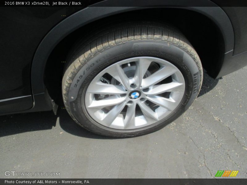 Jet Black / Black 2016 BMW X3 xDrive28i