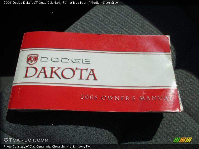 Patriot Blue Pearl / Medium Slate Gray 2006 Dodge Dakota ST Quad Cab 4x4