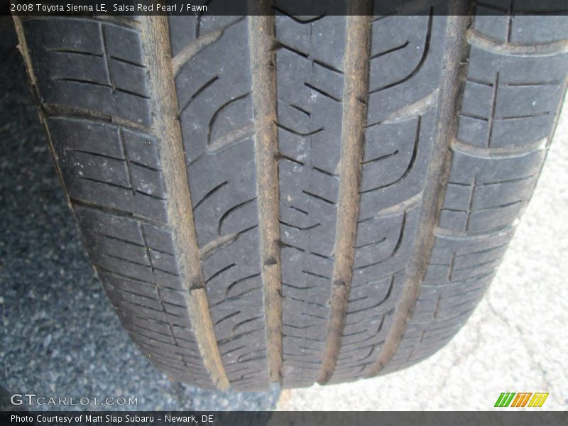 Salsa Red Pearl / Fawn 2008 Toyota Sienna LE