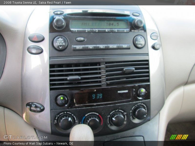 Salsa Red Pearl / Fawn 2008 Toyota Sienna LE