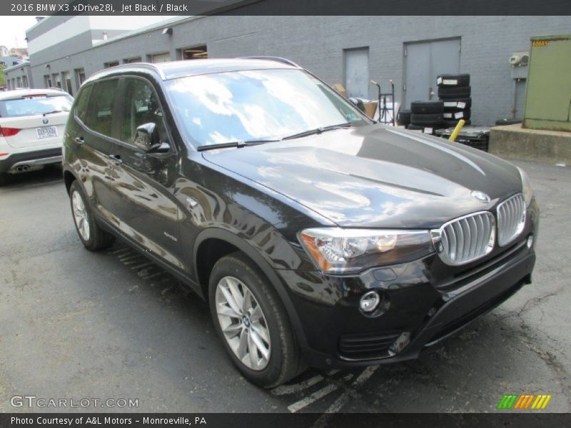 Jet Black / Black 2016 BMW X3 xDrive28i