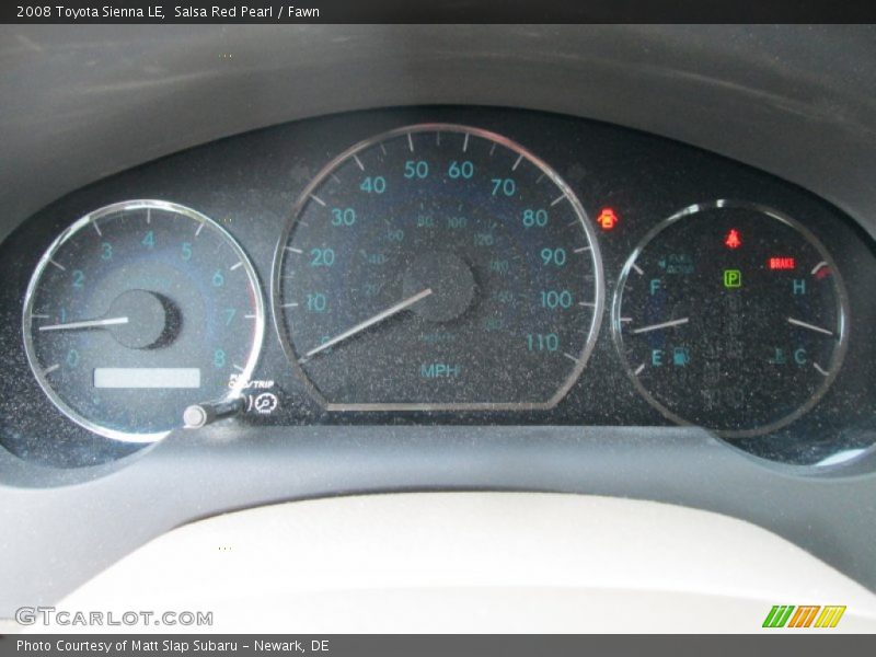 Salsa Red Pearl / Fawn 2008 Toyota Sienna LE