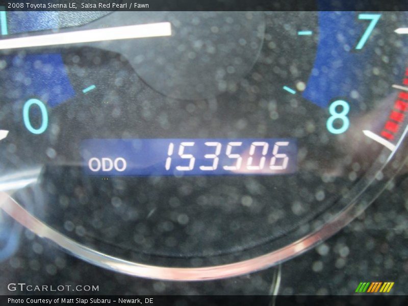 Salsa Red Pearl / Fawn 2008 Toyota Sienna LE