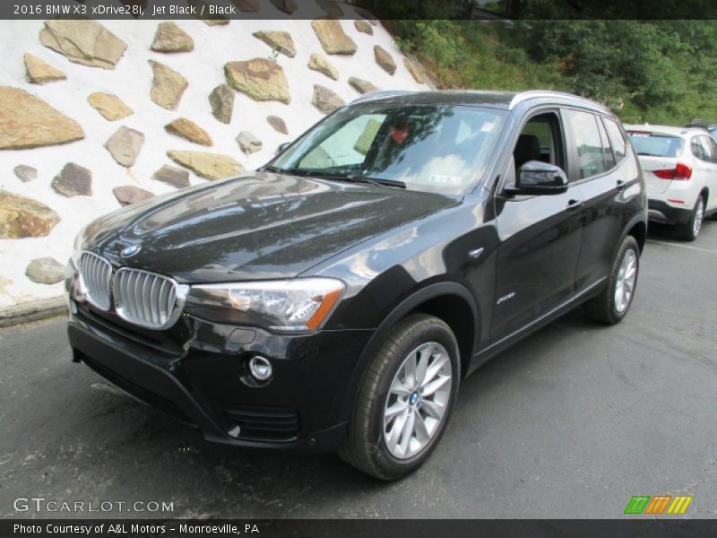 Jet Black / Black 2016 BMW X3 xDrive28i