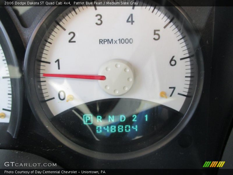 Patriot Blue Pearl / Medium Slate Gray 2006 Dodge Dakota ST Quad Cab 4x4