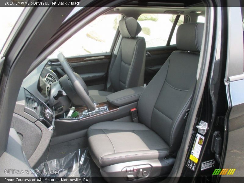 Jet Black / Black 2016 BMW X3 xDrive28i