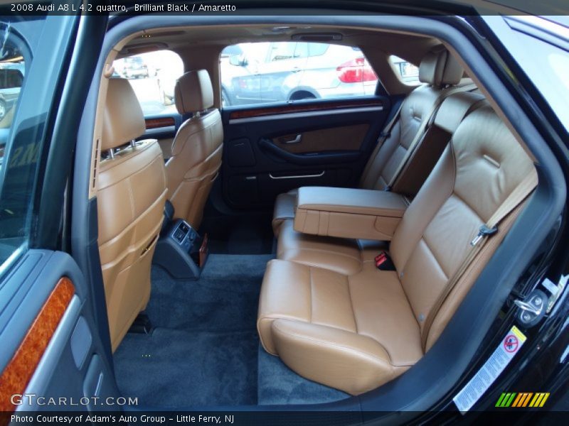 Brilliant Black / Amaretto 2008 Audi A8 L 4.2 quattro