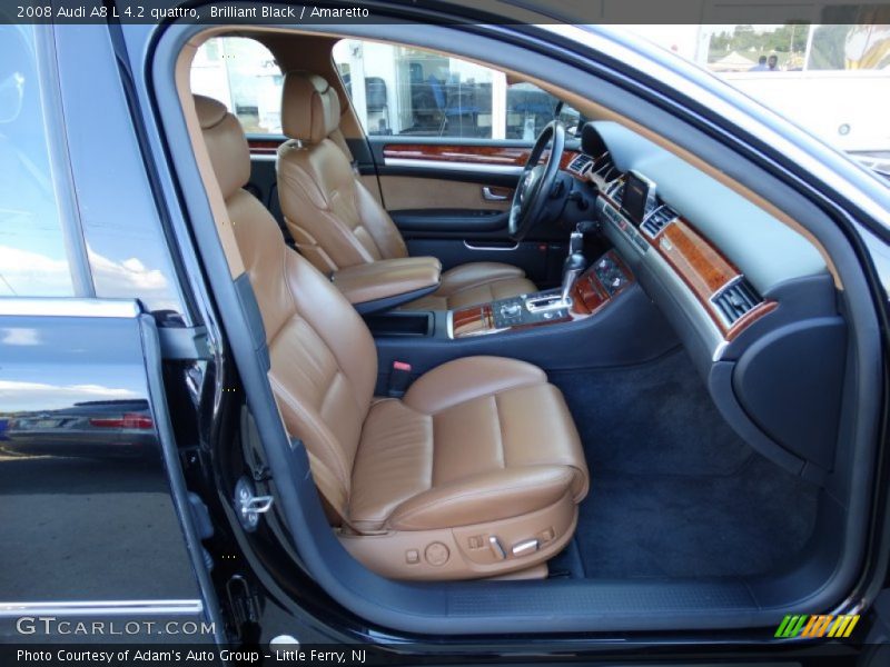 Brilliant Black / Amaretto 2008 Audi A8 L 4.2 quattro