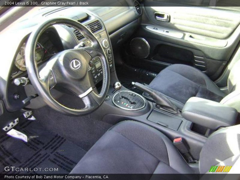 Graphite Gray Pearl / Black 2004 Lexus IS 300