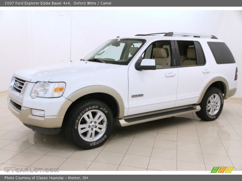 Oxford White / Camel 2007 Ford Explorer Eddie Bauer 4x4