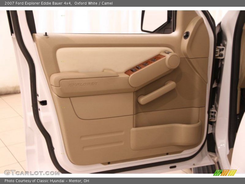 Oxford White / Camel 2007 Ford Explorer Eddie Bauer 4x4