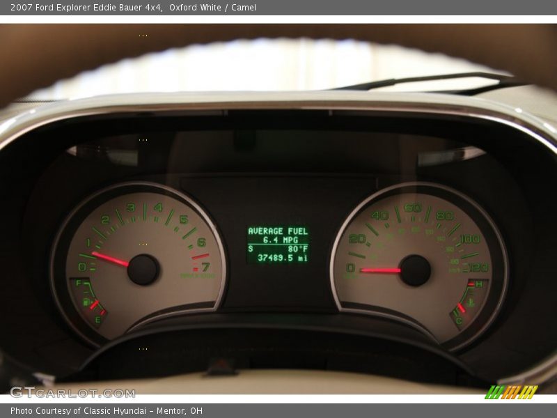 Oxford White / Camel 2007 Ford Explorer Eddie Bauer 4x4
