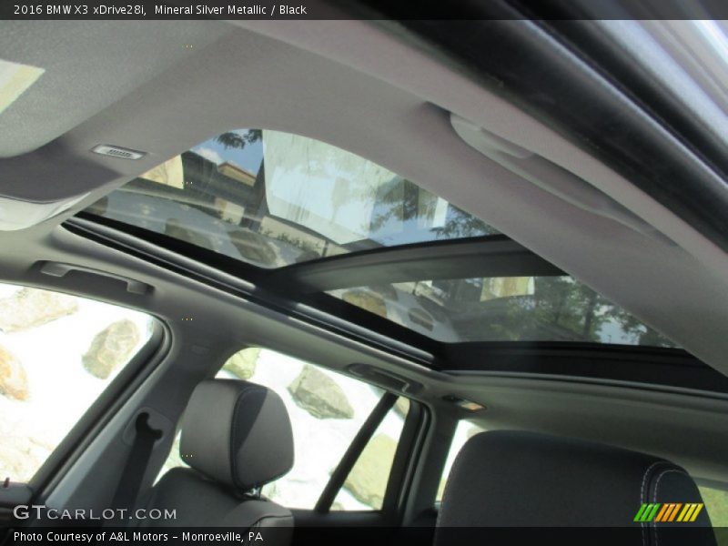 Mineral Silver Metallic / Black 2016 BMW X3 xDrive28i