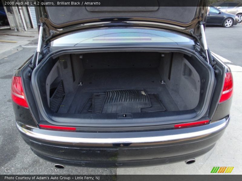 Brilliant Black / Amaretto 2008 Audi A8 L 4.2 quattro